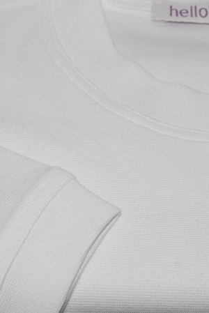 01/8 T-Shirt Organic Cotton detail - hello'ben store