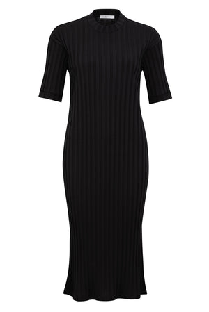 02/10 Midi Dress black front - hello'ben store