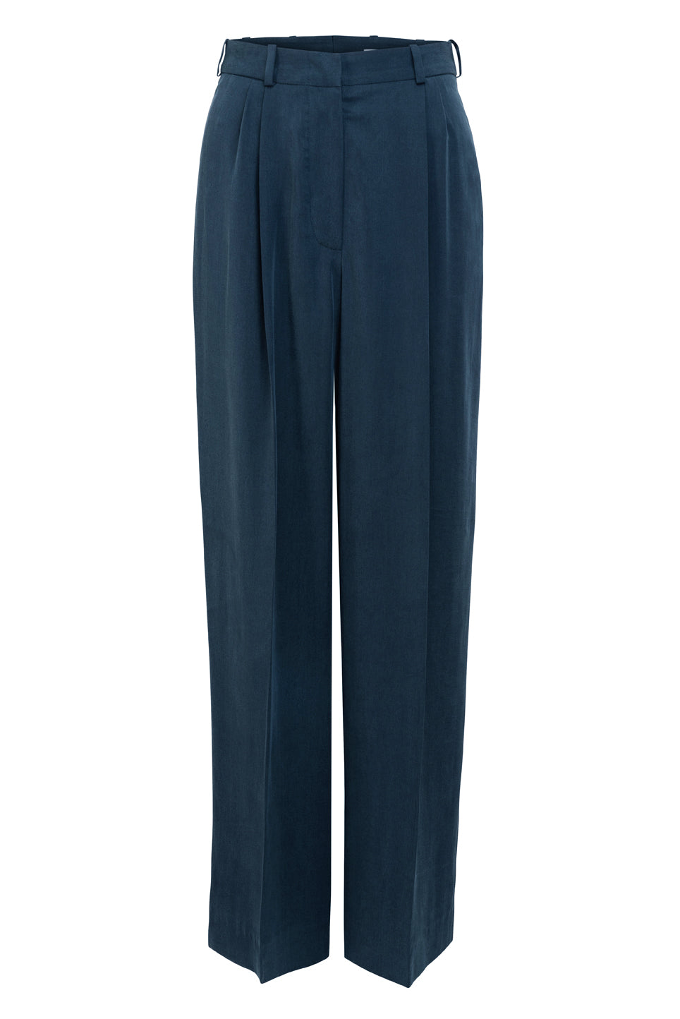 02/2 High Waisted Pants Navy front - hello'ben store