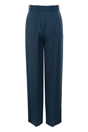 02/2 High Waisted Pants Navy back - hello'ben store
