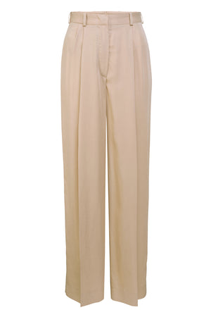 02/2 High Waisted Pants Tencel Sand front hello'ben store