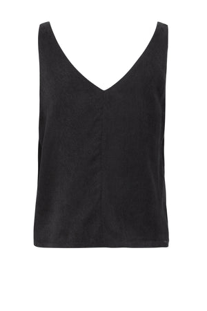 02/13 Satin Top V-neck black back – hello'ben